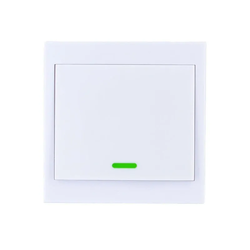 86 type wireless remote controller with fireproof ABS shell and 12V battery for home lamp and access control