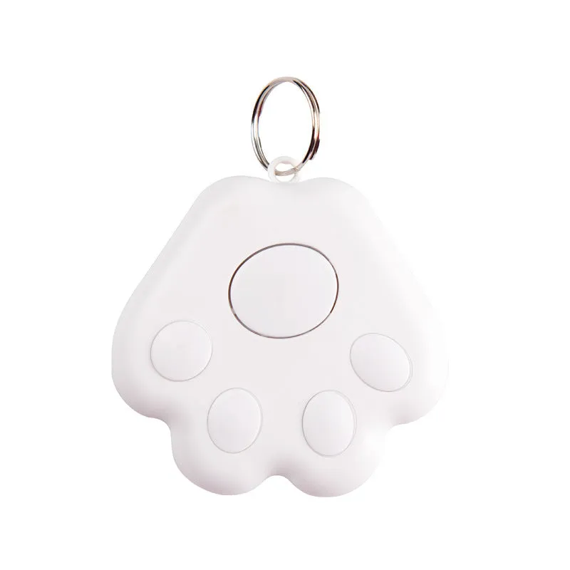 Dog paw shaped Bluetooth anti-lost tracking device in various colours with 10m range