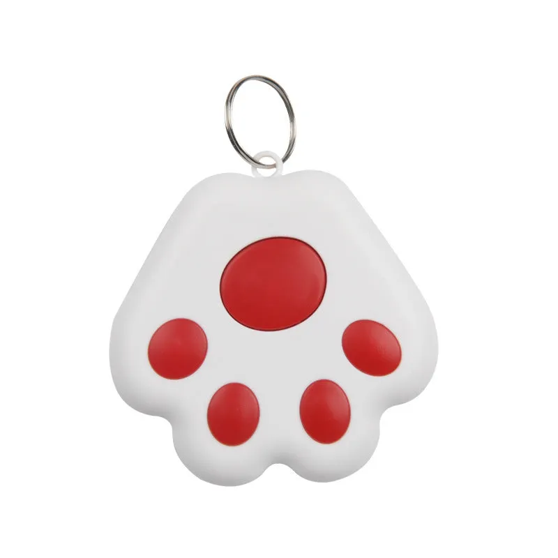 Dog paw shaped Bluetooth anti-lost tracking device in various colours with 10m range