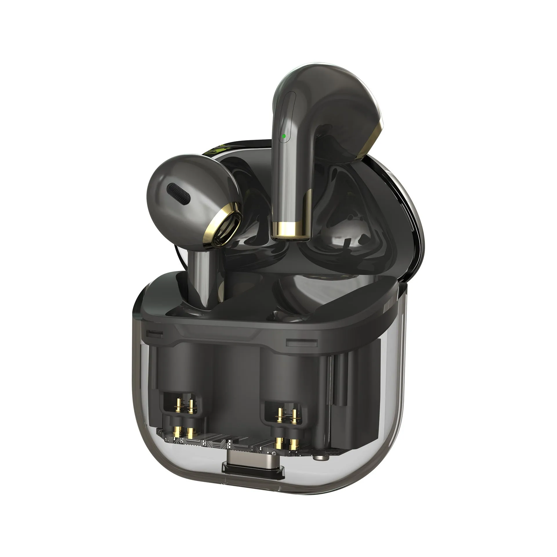 Wireless Bluetooth sleep headset in black, ultra-long battery, in-ear design