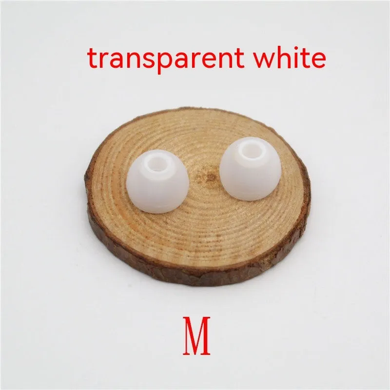 Two-tone silicone earphone sleeves for in-ear headphones with 3.8mm aperture
