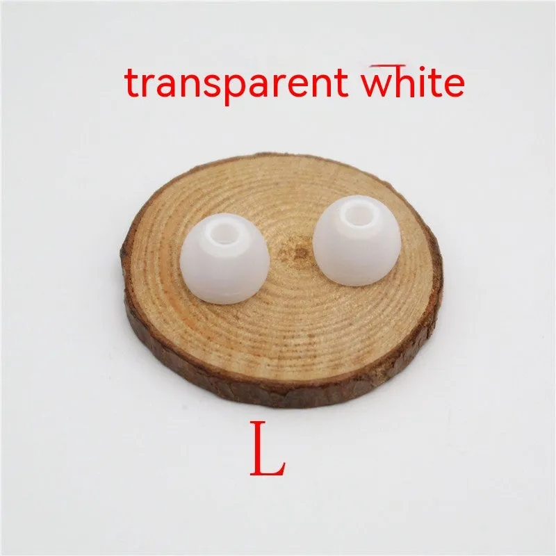 Two-tone silicone earphone sleeves for in-ear headphones with 3.8mm aperture