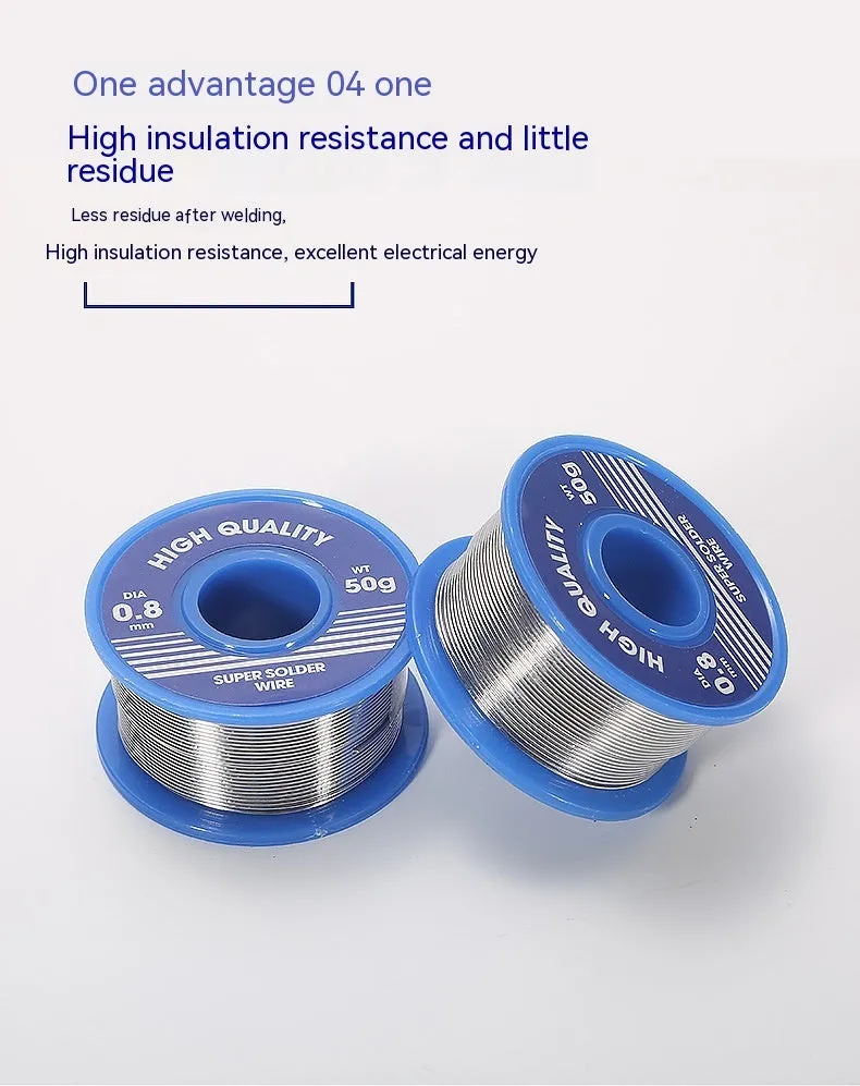 Flux cored tin lead alloy solder wire 1mm diameter 20g and 50g spools for metal joining
