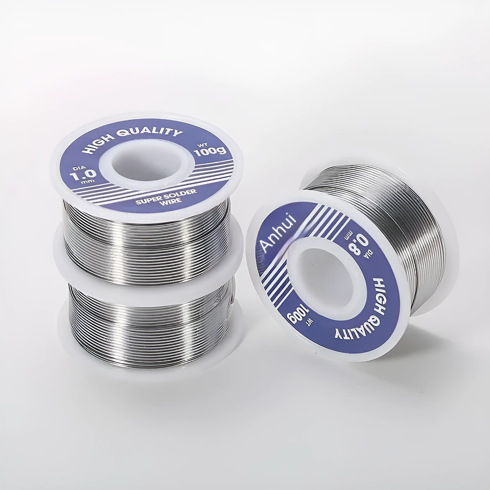 Flux cored tin lead alloy solder wire 1mm diameter 20g and 50g spools for metal joining