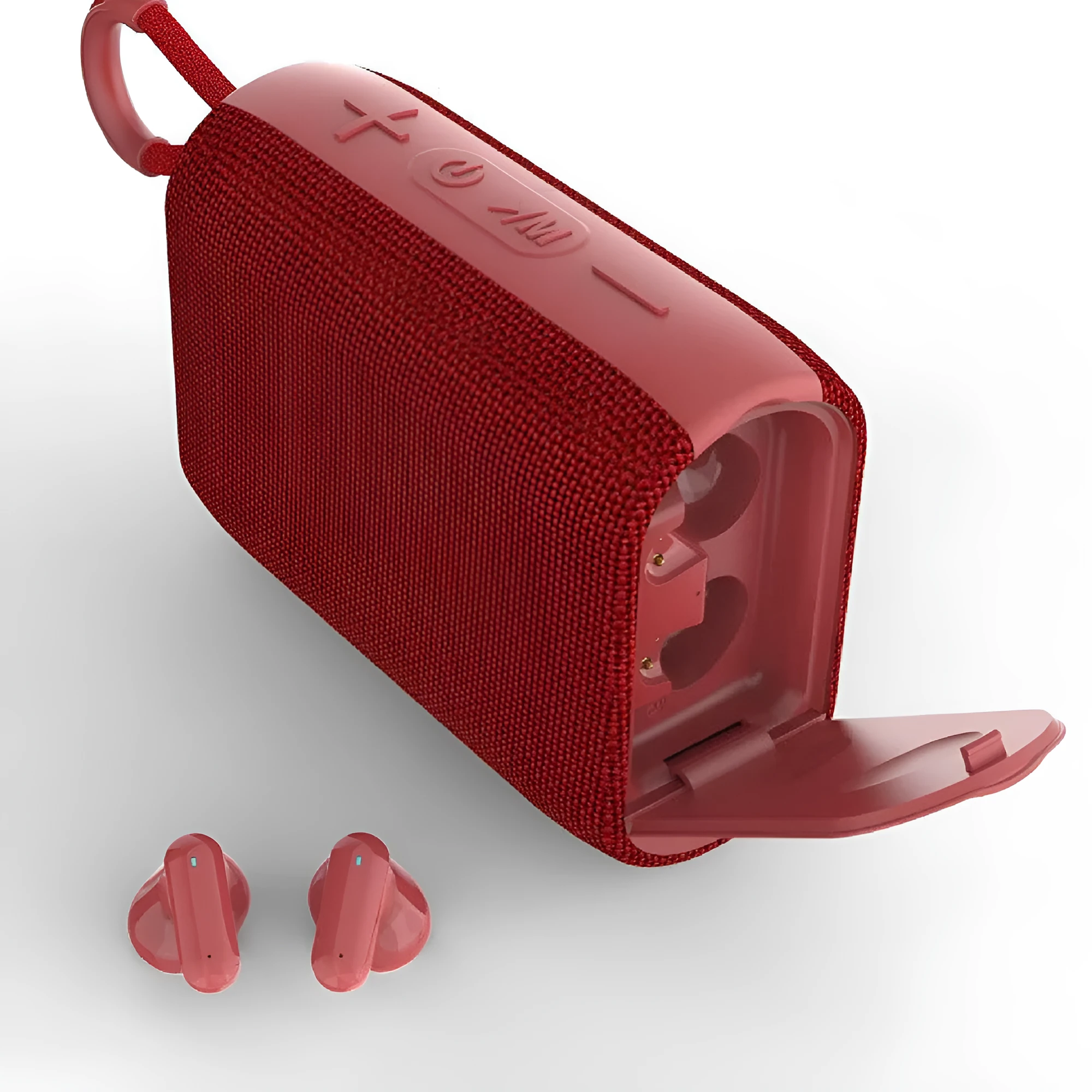 Bluetooth speaker headset two-in-one small square outdoor portable black USB powered