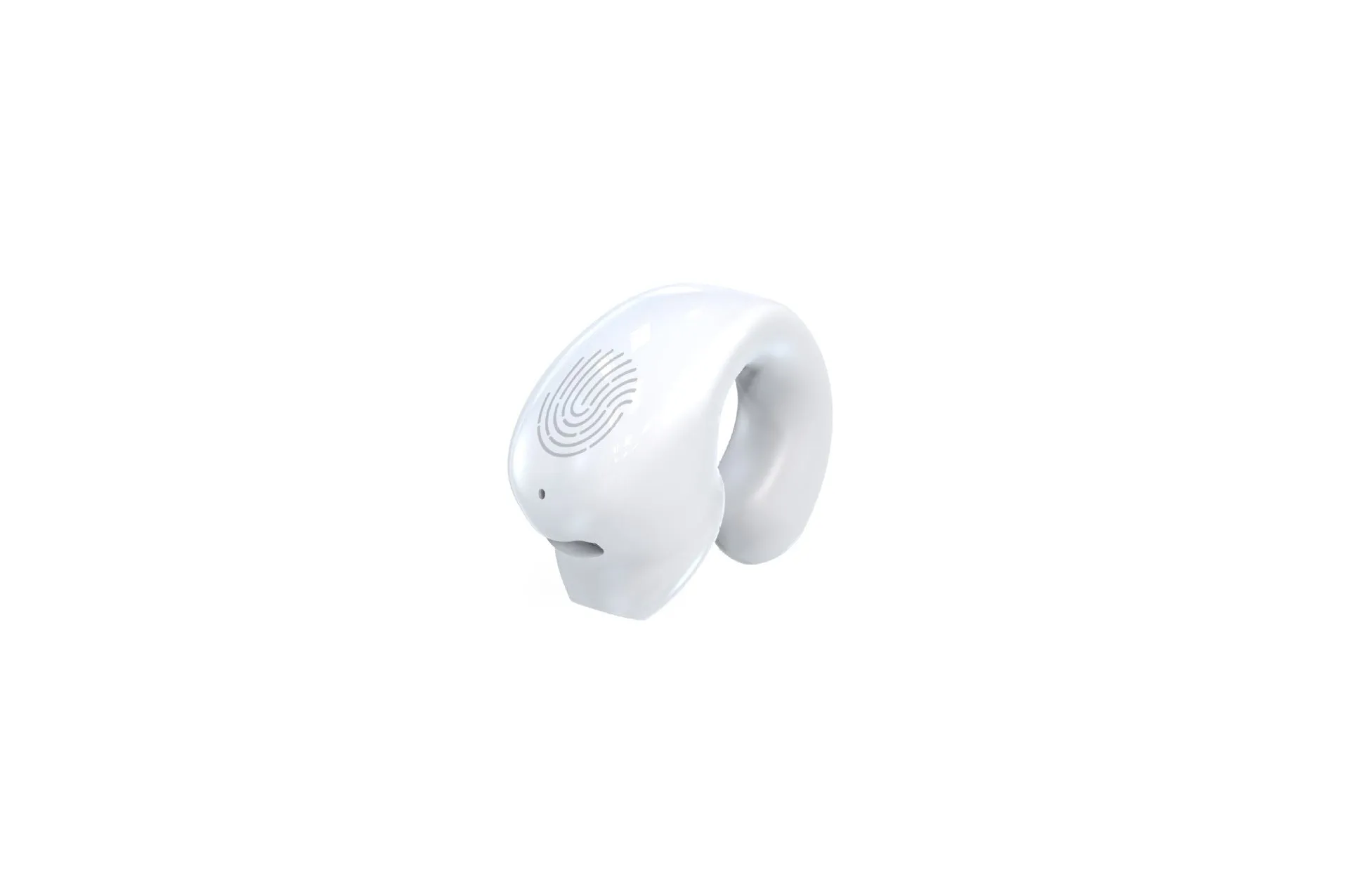 Wireless Bluetooth headset 53mini ear clip sports earbuds in black with ear-clip design and charging case