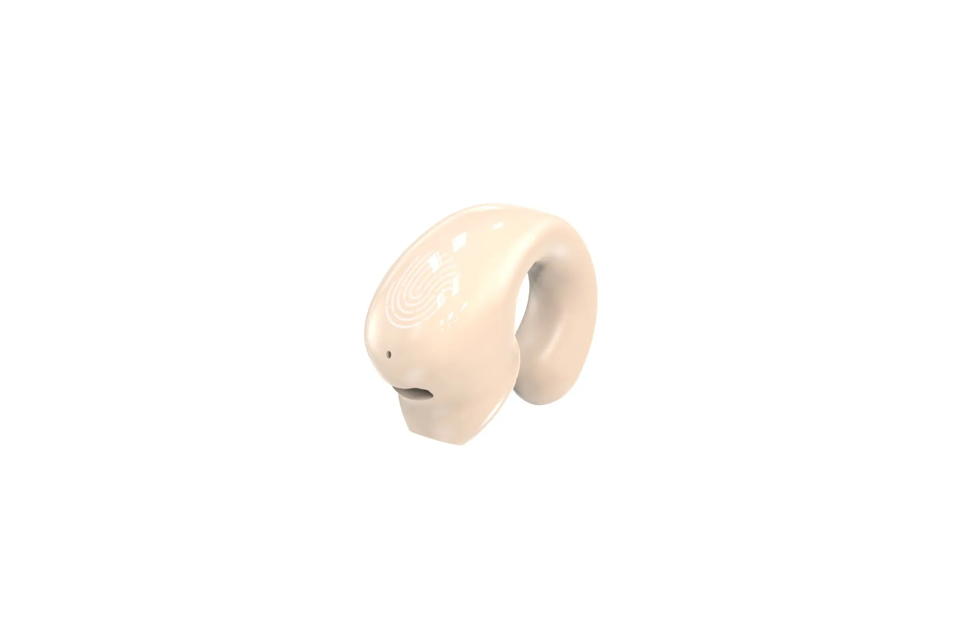 Wireless Bluetooth headset 53mini ear clip sports earbuds in black with ear-clip design and charging case