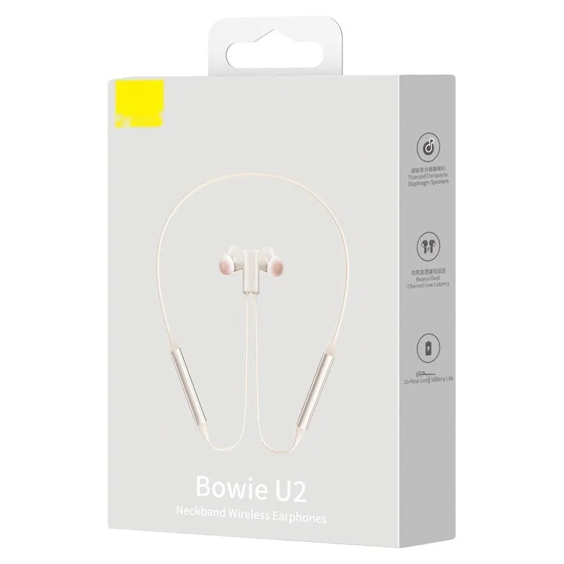 Wireless halter Bluetooth sport headset in black with binaural earbuds and neck-hanging design