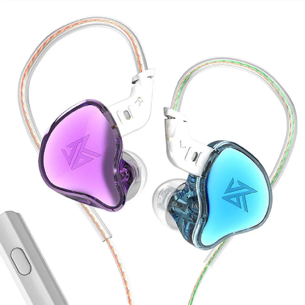 In-ear wired HIFI monitoring earphone with 3.5mm L-bend plug and oxygen free copper cable