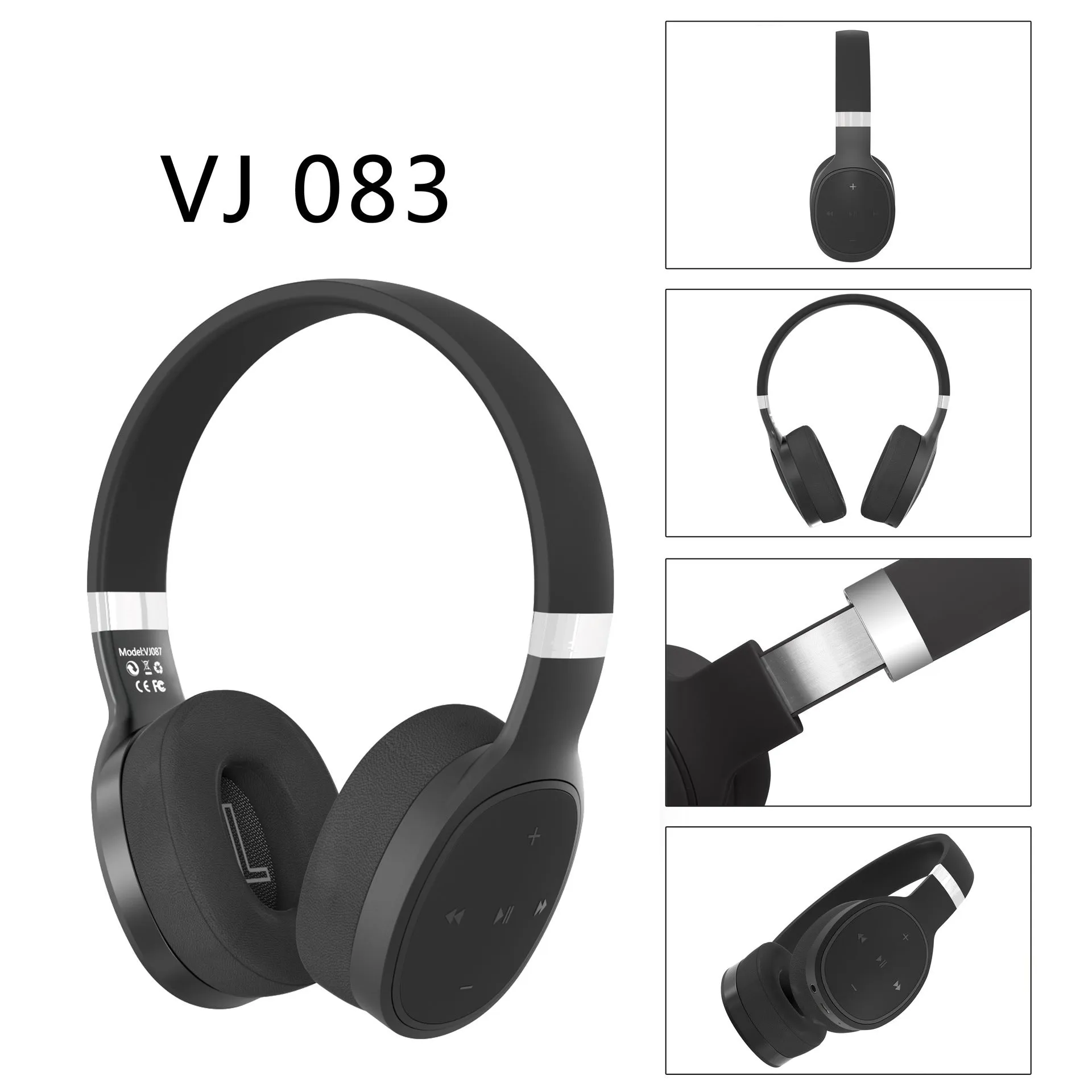 Wireless Bluetooth headset in available colours showing 40mm speaker drivers and Bluetooth 5.0 connectivity