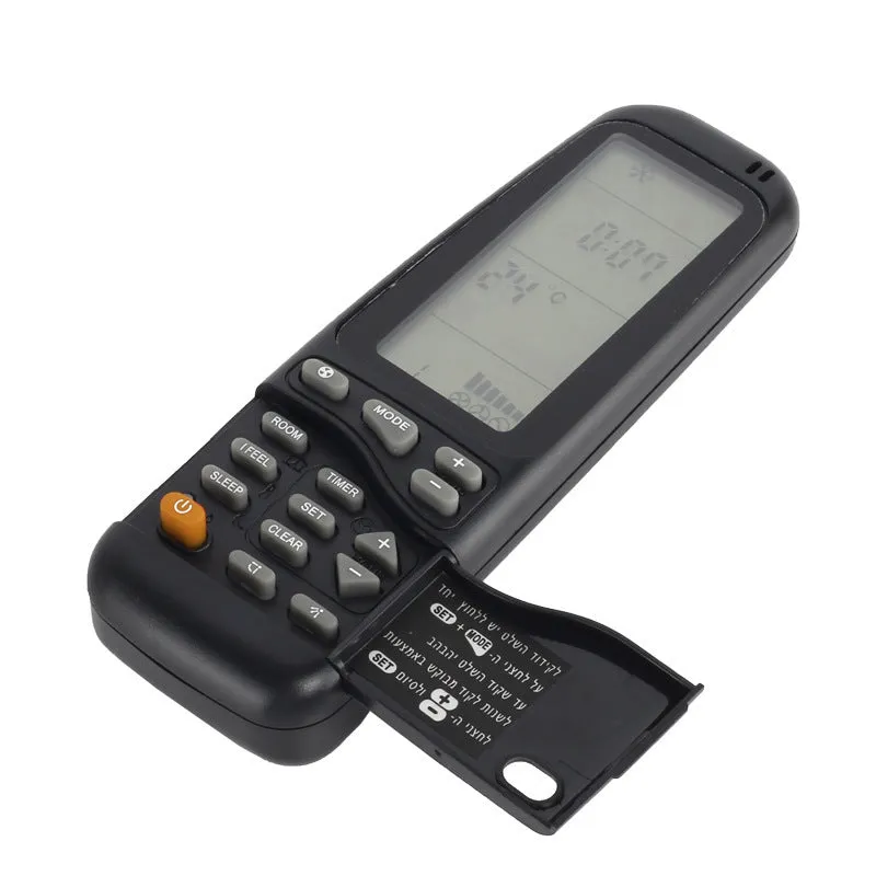 Black air conditioner remote control 60 grams for A001RC 3 compatible models