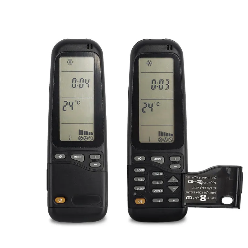 Black air conditioner remote control 60 grams for A001RC 3 compatible models