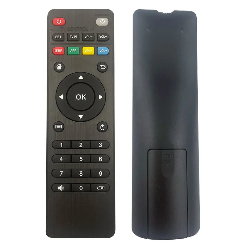 Plastic replacement remote control for Android TV box compatible with H96 MAX MXQ HY300 HY320 models