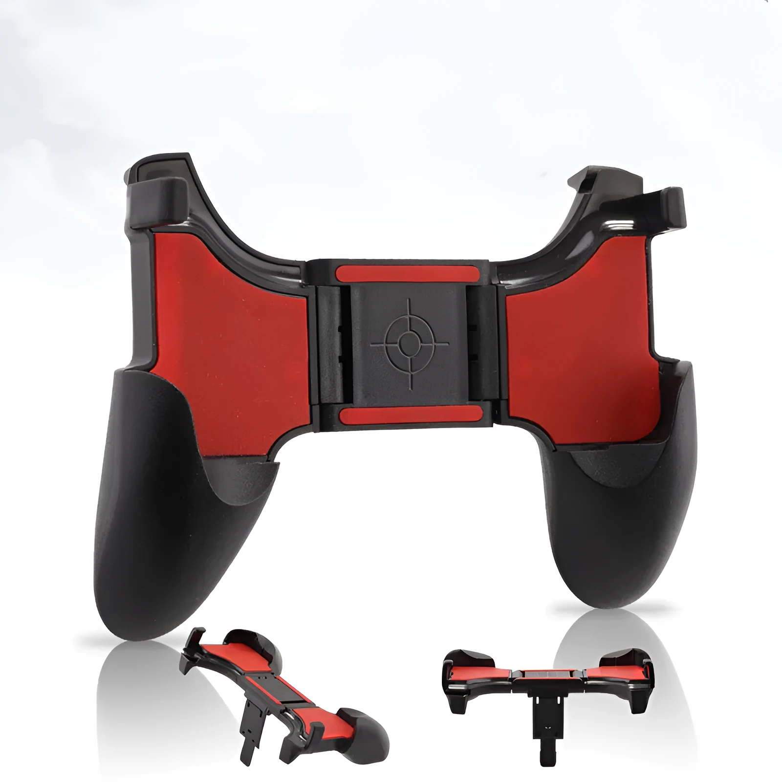 ABS PC game folding handle without interface, S-01 Black, 7.5x4x4cm, folded for storage