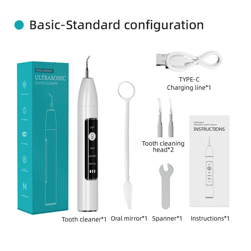 Household ultrasonic dental cleaner with camera 30KHZ black model