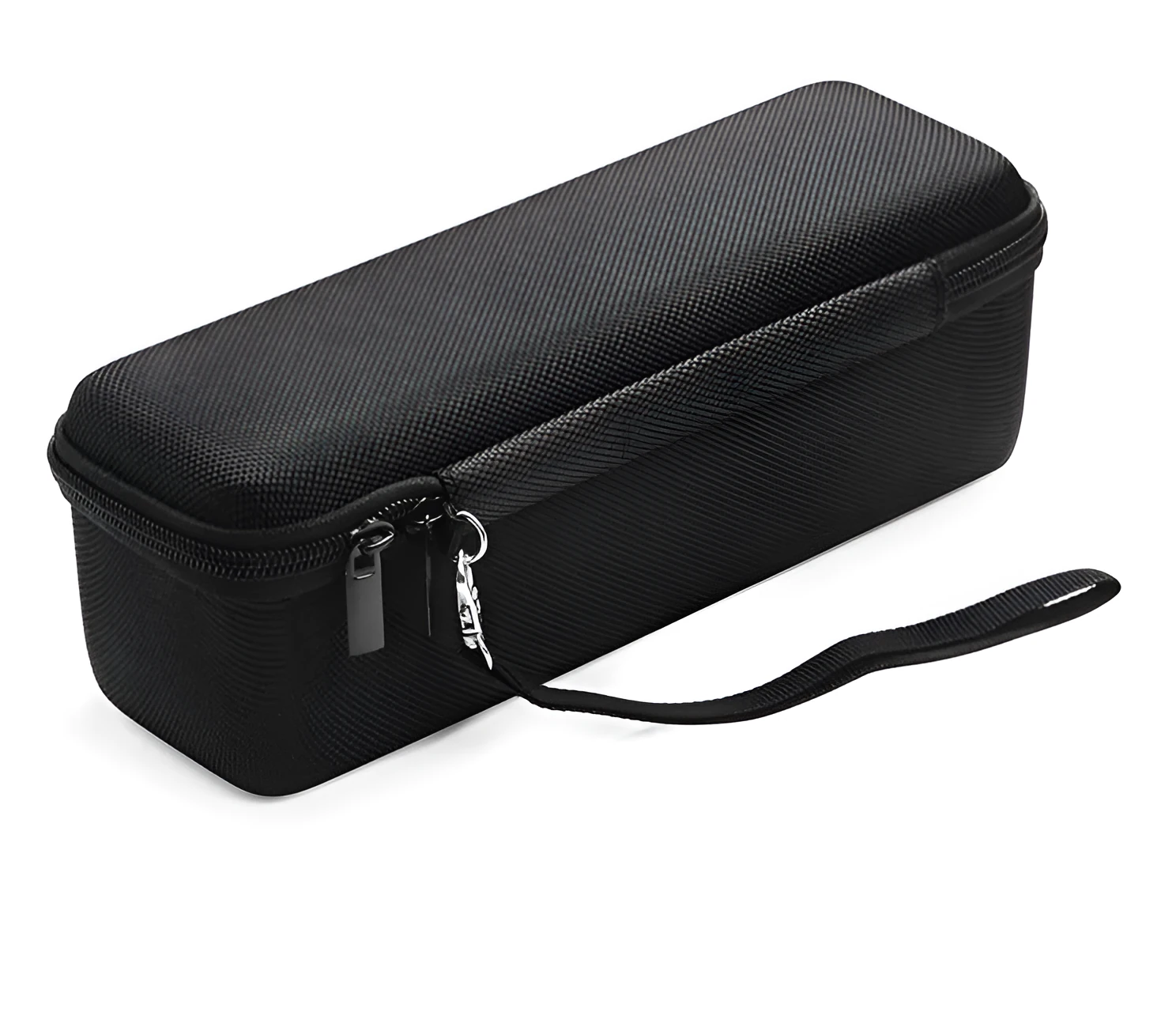 Black high grade nylon protective bag for Huawei Sound Joy with hand rope and mesh pocket