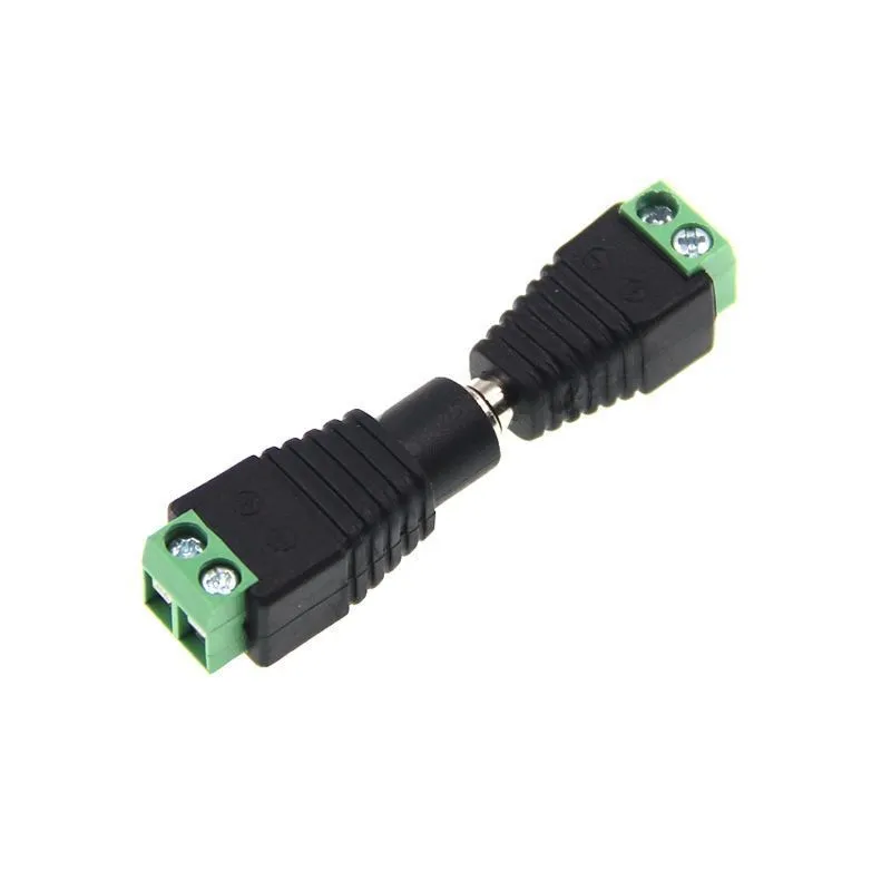 12V solderless DC male and female power connector 5521 5525 for monitoring equipment