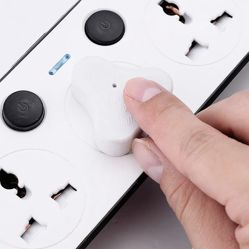 Multi-switch international power strip with UK, US, and EU plug options and USB charging ports.