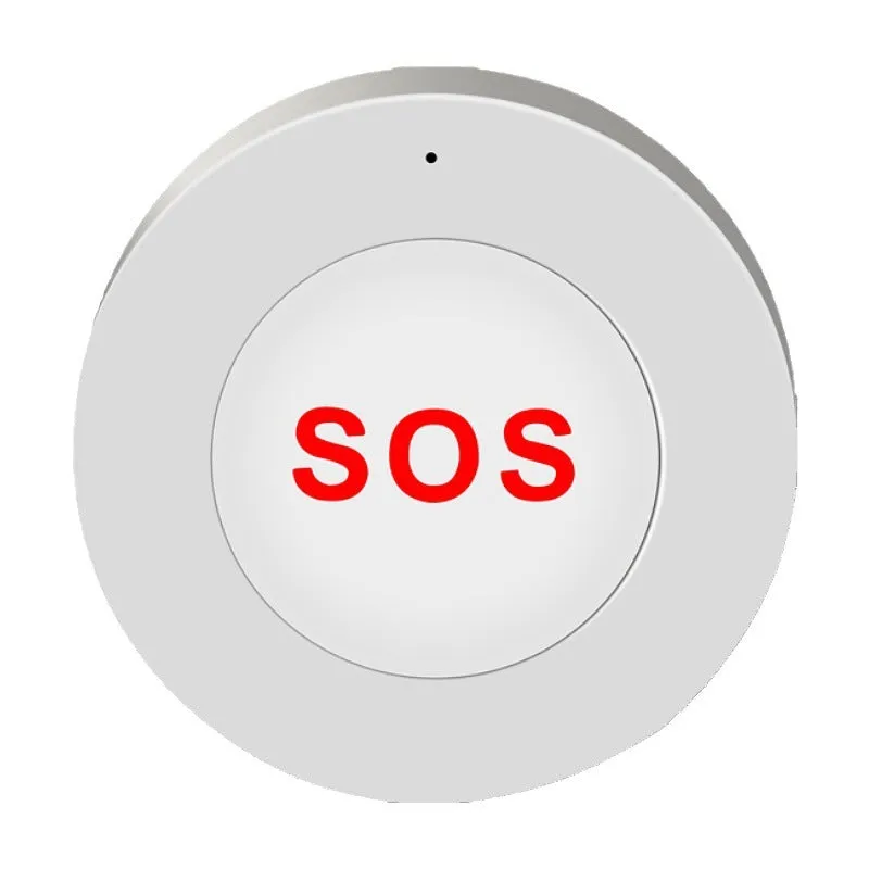 White remote mobile phone alarm emergency button with NB IoT wireless surface-mount design 55x27.4mm