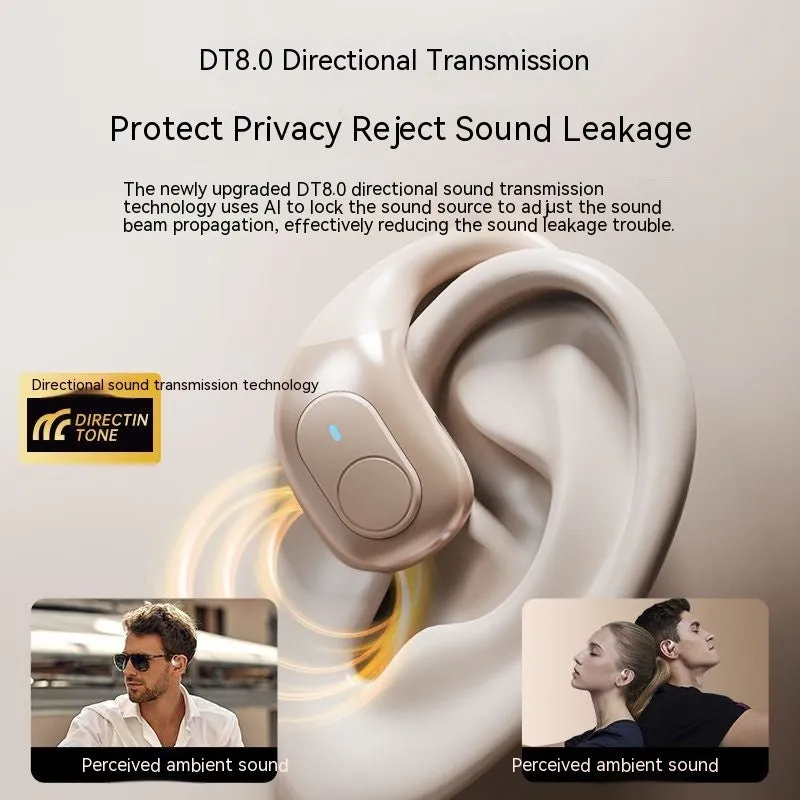Ear-mounted sports Bluetooth headset with ear hook, PC ABS body, liquid silicone earpiece, in black – front view