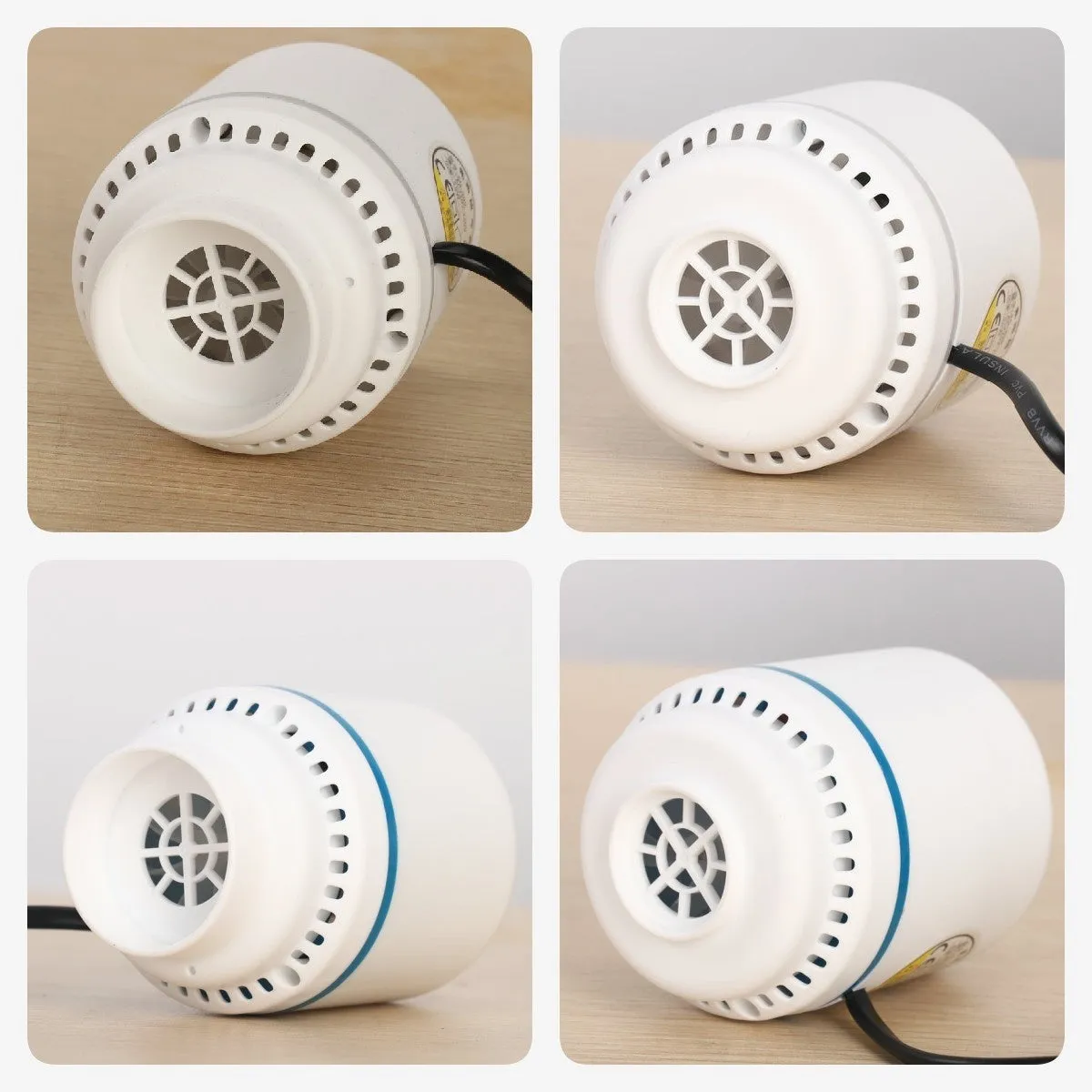 White plastic buggy bag vacuum electric suction device with 32mm nozzle for air removal