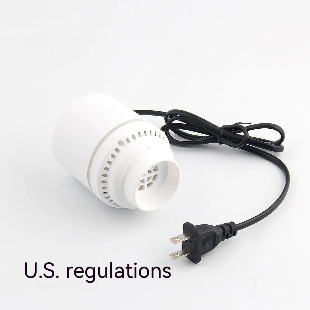 White plastic buggy bag vacuum electric suction device with 32mm nozzle for air removal