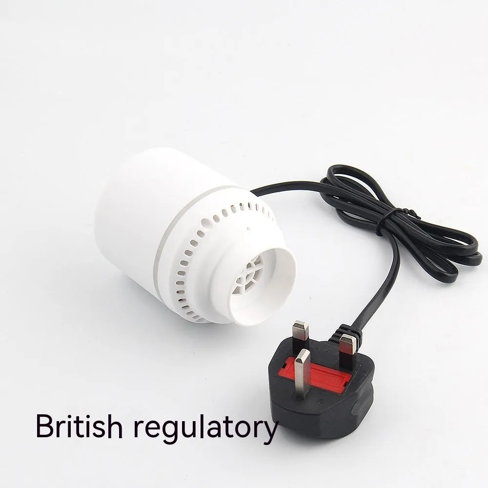 White plastic buggy bag vacuum electric suction device with 32mm nozzle for air removal