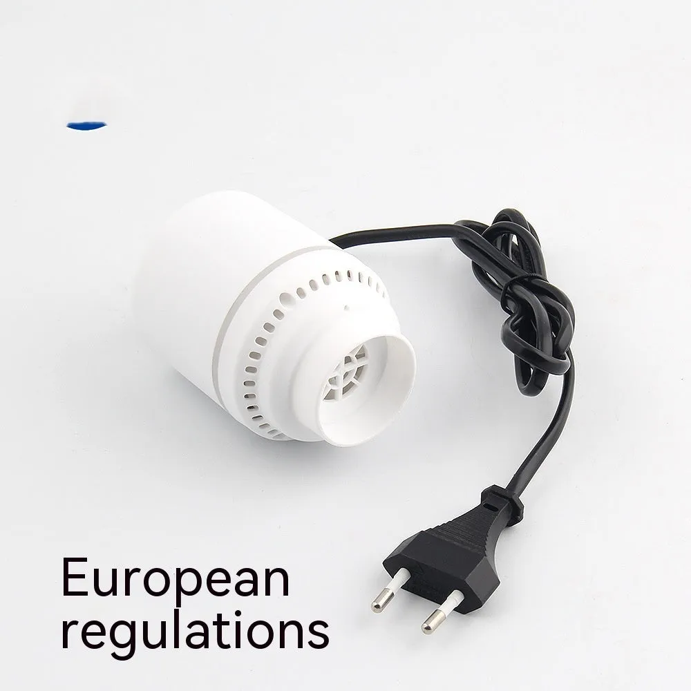 White plastic buggy bag vacuum electric suction device with 32mm nozzle for air removal