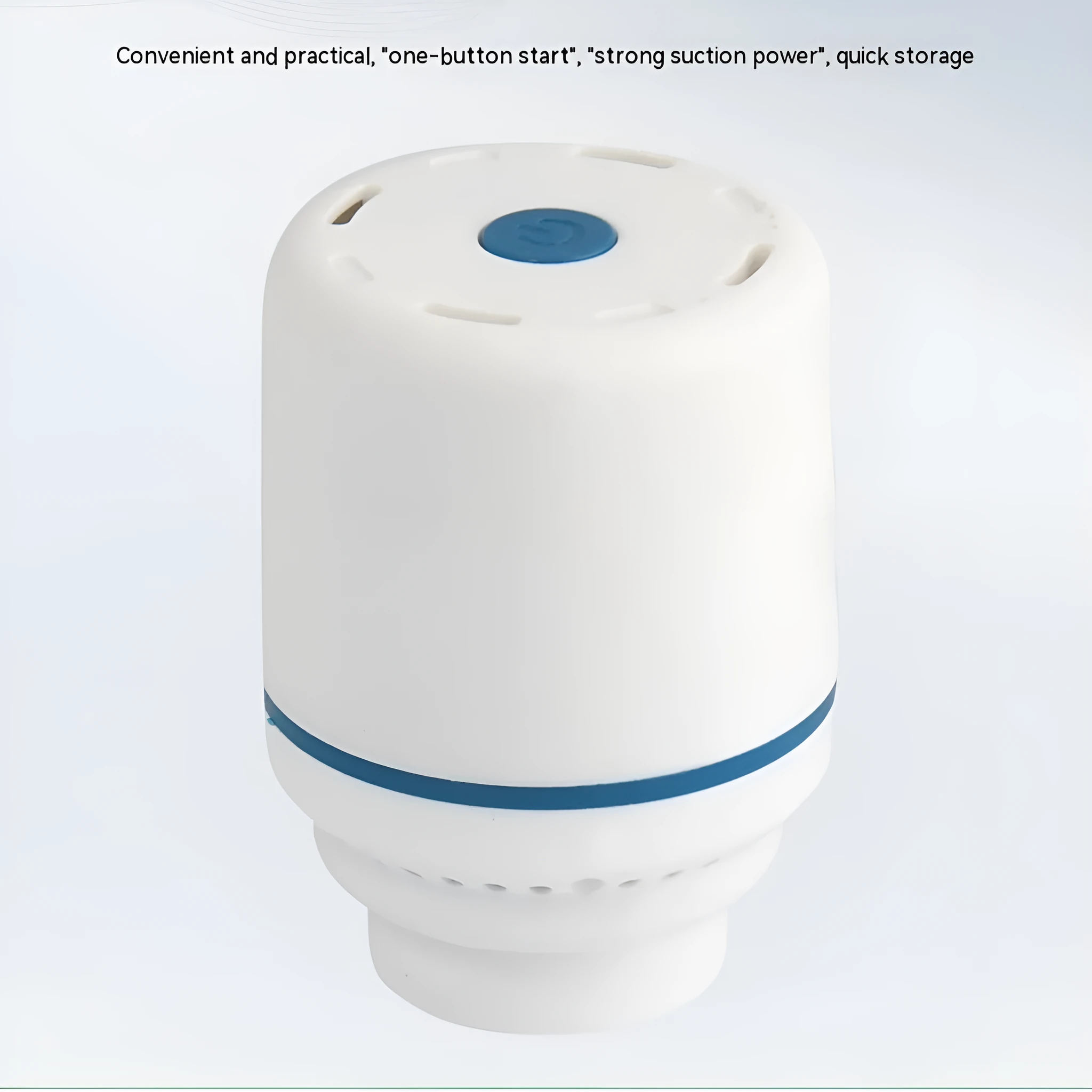 White plastic buggy bag vacuum electric suction device with 32mm nozzle for air removal