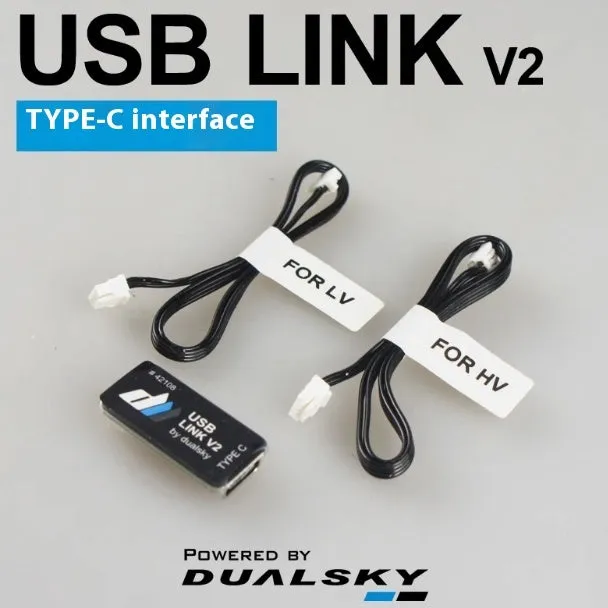 SUMMIT LIGHT fixed wing aircraft with electrical adjustment and USB LINK V2 setting card