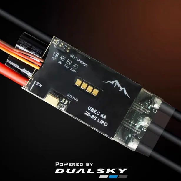SUMMIT LIGHT fixed wing aircraft with electrical adjustment and USB LINK V2 setting card