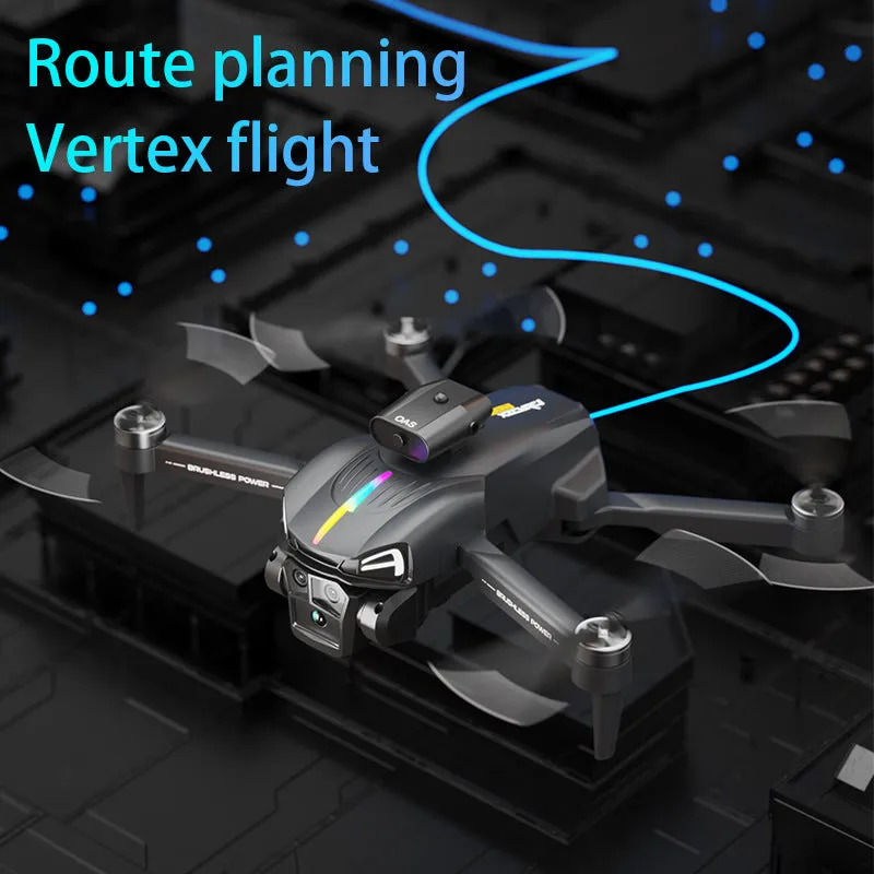 C15S brushless UAV in black with HD camera, obstacle avoidance sensors, and plastic body