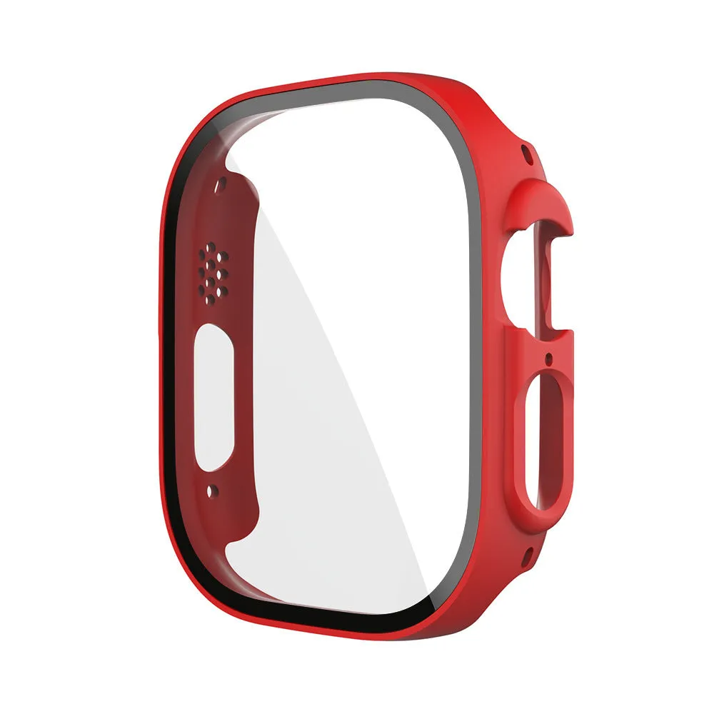 PC tempered film watch case protector in multiple colours and sizes for smartwatch protection