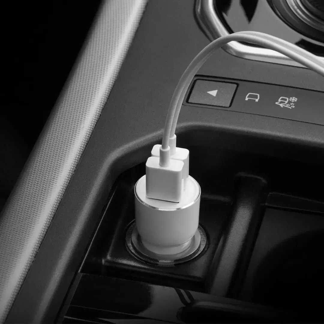 Black Ruimi 3S Music Bluetooth Car Charger with dual USB ports