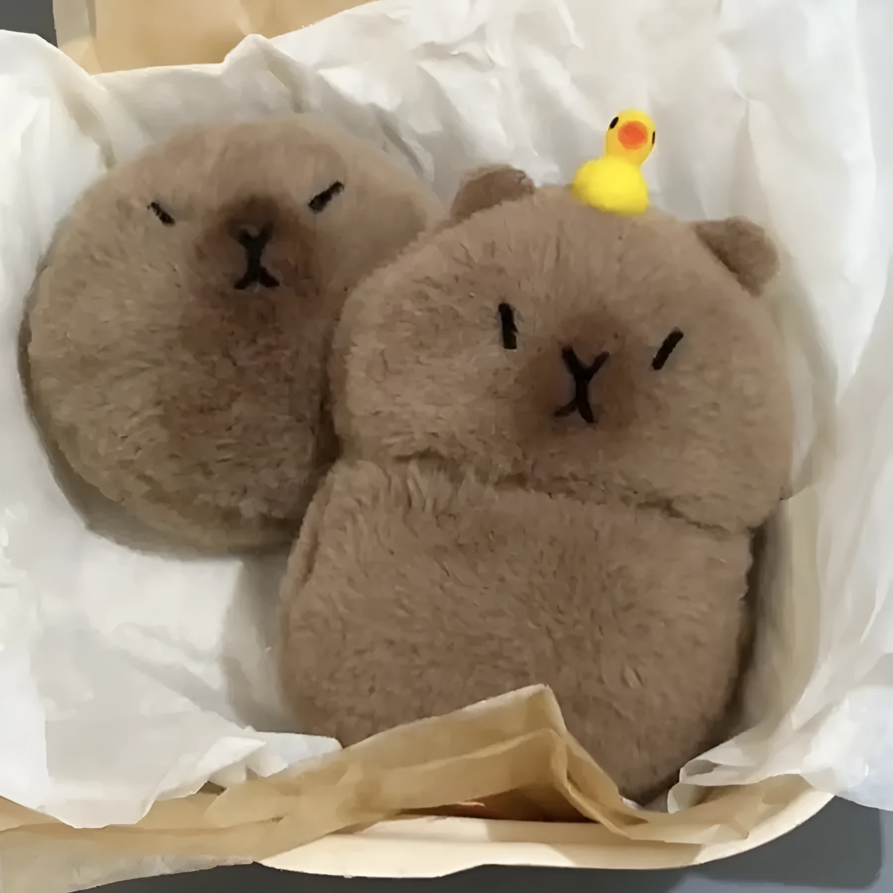 Capabala cute capybara earphone case for AirPods with Bodhi material and hanging accessory