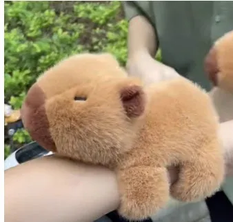 Capabala cute capybara earphone case for AirPods with Bodhi material and hanging accessory
