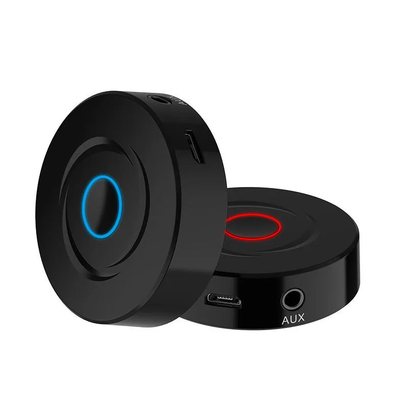2 In 1 Bluetooth Receiver with AUX interface Bluetooth 5.0 15m range black