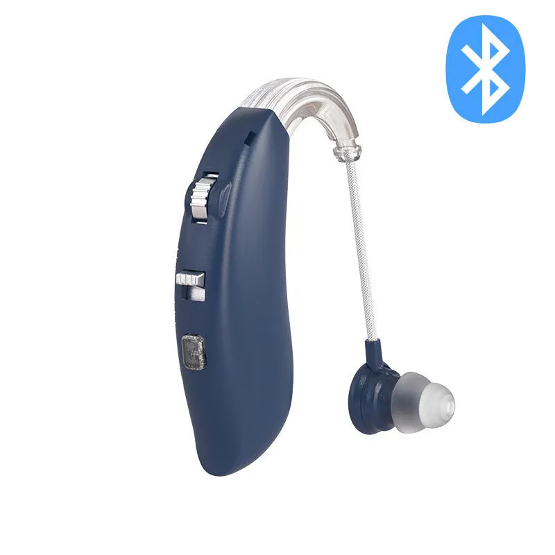 Digital hearing aid Type-C rechargeable in skin colour with Bluetooth – single unit on charger
