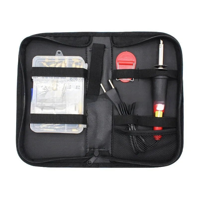 37 in 1 pyrography set with electric pen, 36 nibs, 30W, rubber handle 22cm, mica heating core