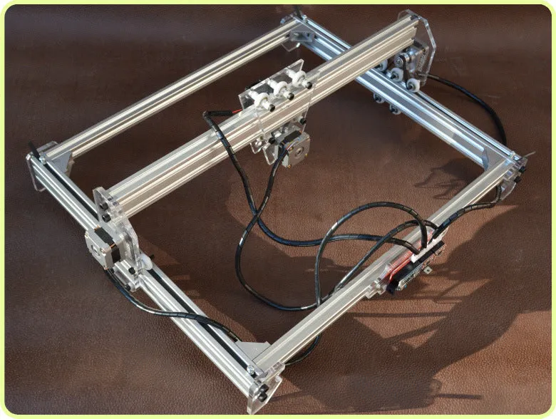 Miniature laser engraving machine with 400x300mm base plate for marking applications