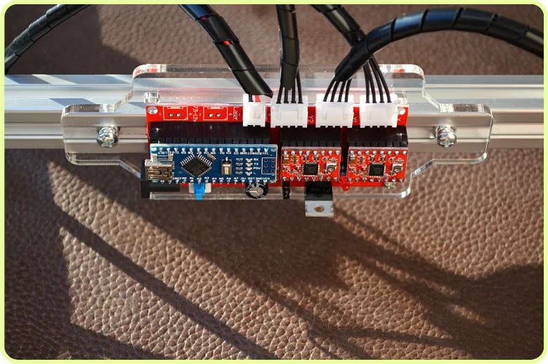 Miniature laser engraving machine with 400x300mm base plate for marking applications