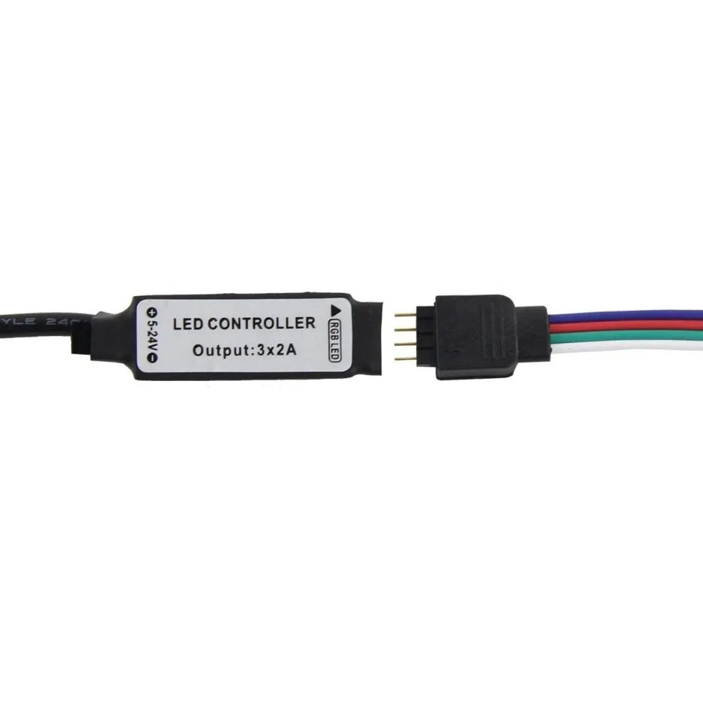 Close-up of a flexible white USB LED light strip with SMD5050 chips and a USB plug.