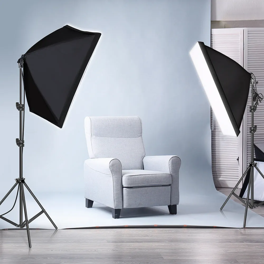 LIBEN photography lighting kit with tripod, soft light cloth, and reflective backdrop for smartphone studio shooting