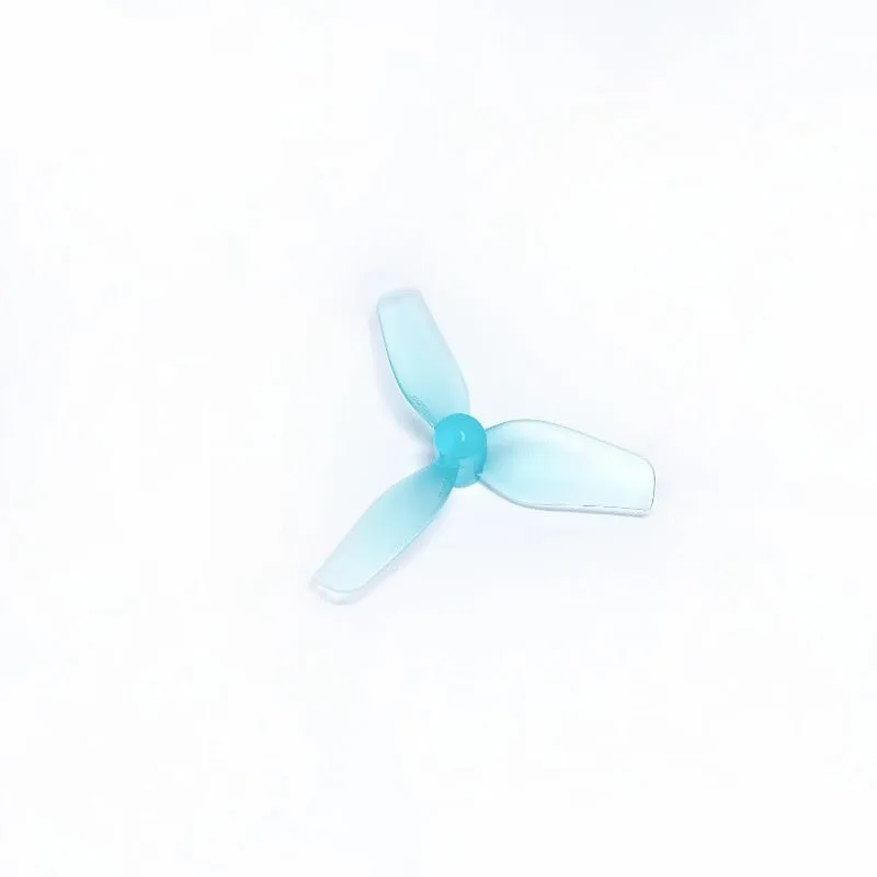 Plastic propeller set 2 positive 2 reverse 31mm PC multiaxis drone blades gray light blue pink