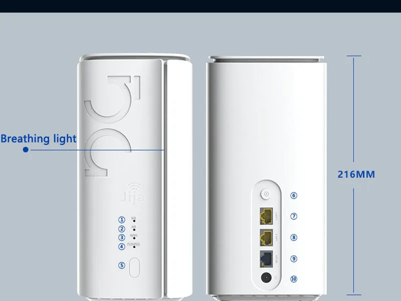 4G CPE wireless router with wired to wireless conversion, 51x30x5mm dimensions, available in Qualcomm or Zhanrui chip versions