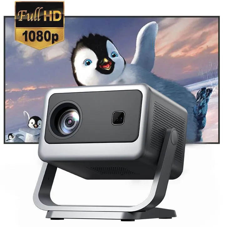 1080p PTZ projector with autofocus and HDMI input for home bedroom theatre use