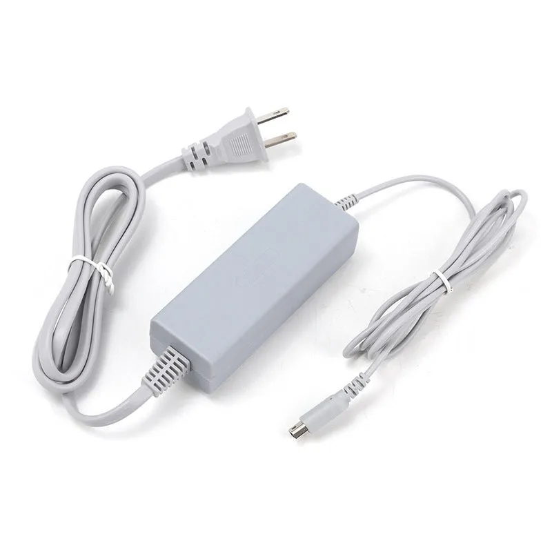 Wii U tablet power supply charger with ABS casing, 15.8 cm length, black