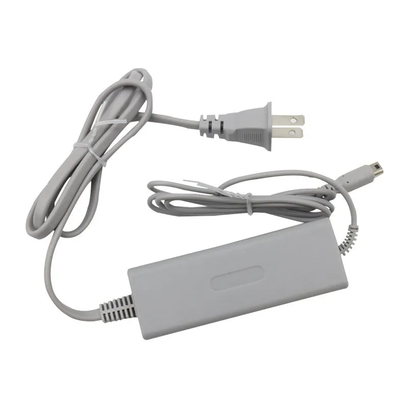 Wii U tablet power supply charger with ABS casing, 15.8 cm length, black