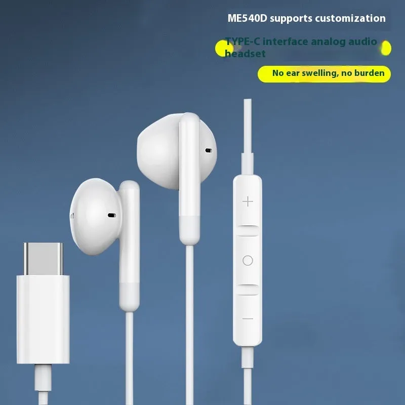 Creative semi in ear 3.5mm wired earphones with microphone and ABS housing in white