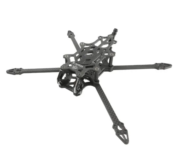 FlyFishnRC Tony 5 Sub250 FPV freestyle carbon frame in black with 4mm arms and 215mm wheelbase